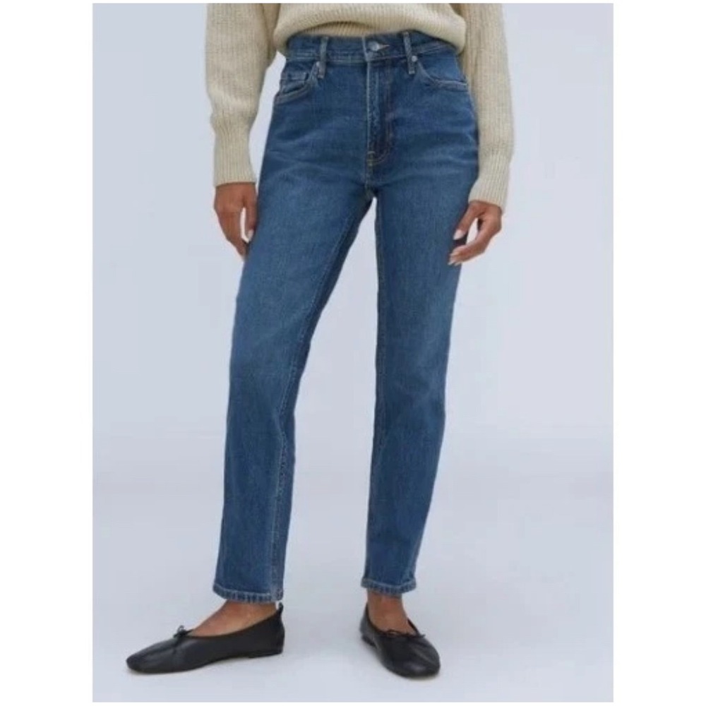 Everlane The Original Cheeky Jeans Women 27 High Rise Relaxed Straight Leg 27x28